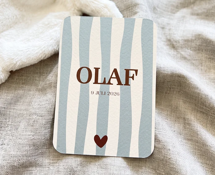 nieuwe geboortekaartjes