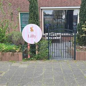 Tuinbord geboorte